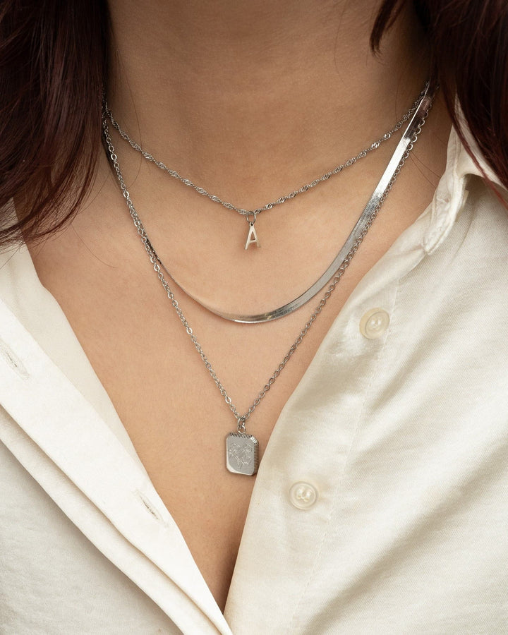 Layering Necklace Set 3Pcs model