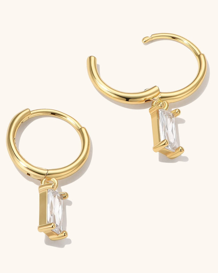 Diamond  Zircon Earrings model