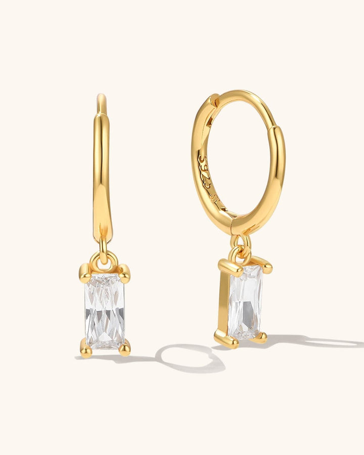 Diamond  Zircon Earrings