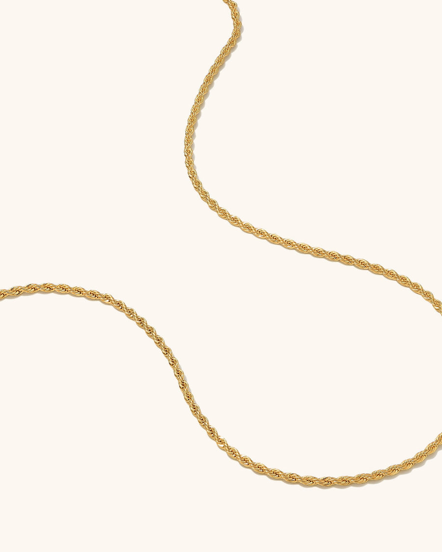 Everyday 2mm Rope Chain Necklace