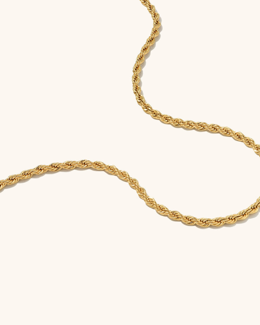 Everyday 3mm Rope Chain Necklace