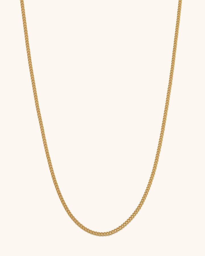 Dainty Baby Curb Chain Necklace
