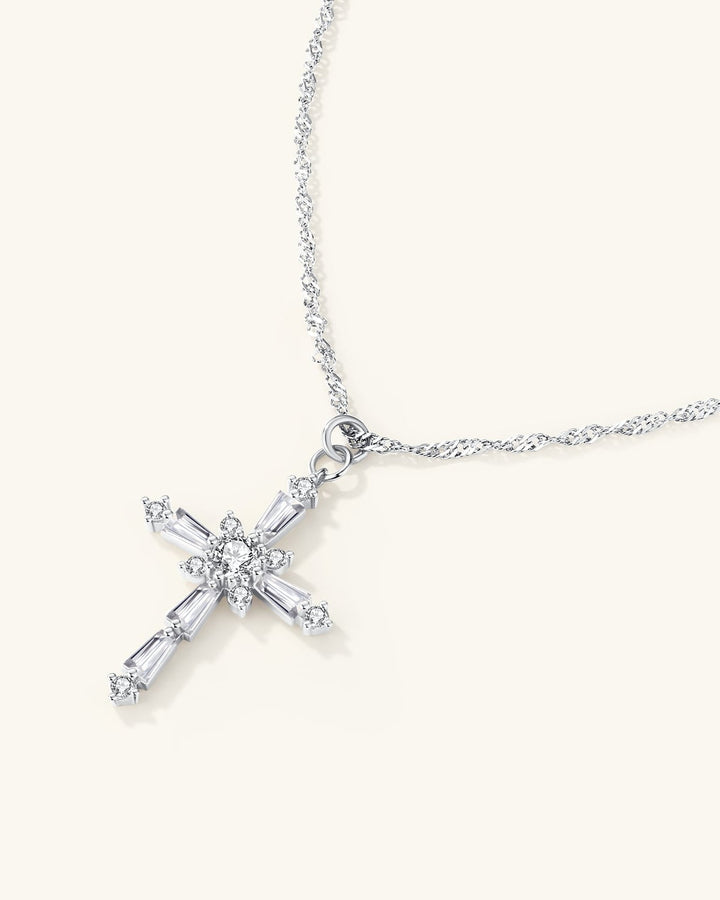 Icon Cross Necklace model