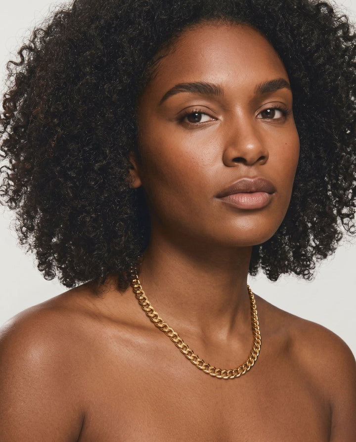 Bold 11mm Cuban Chain Necklace model