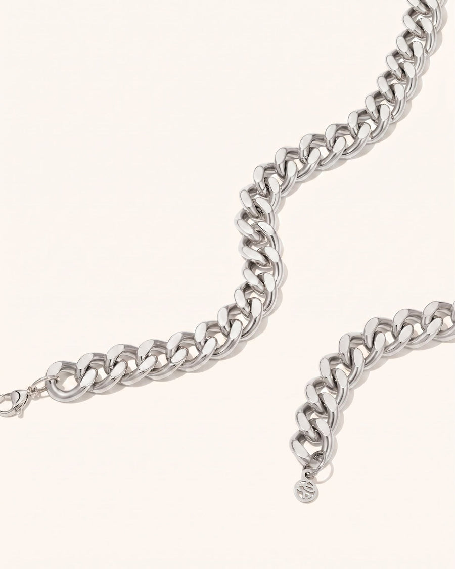 Sleek 11mm Cuban Chain Necklace