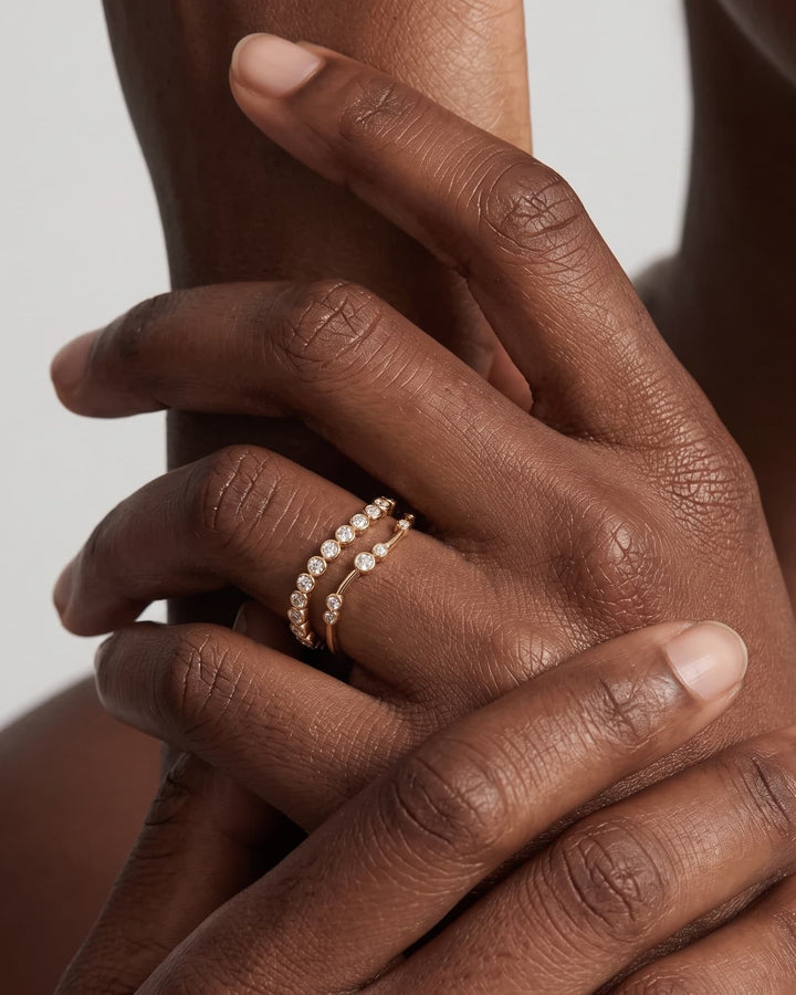 Round Lab-Grown Diamond Open Bezel model