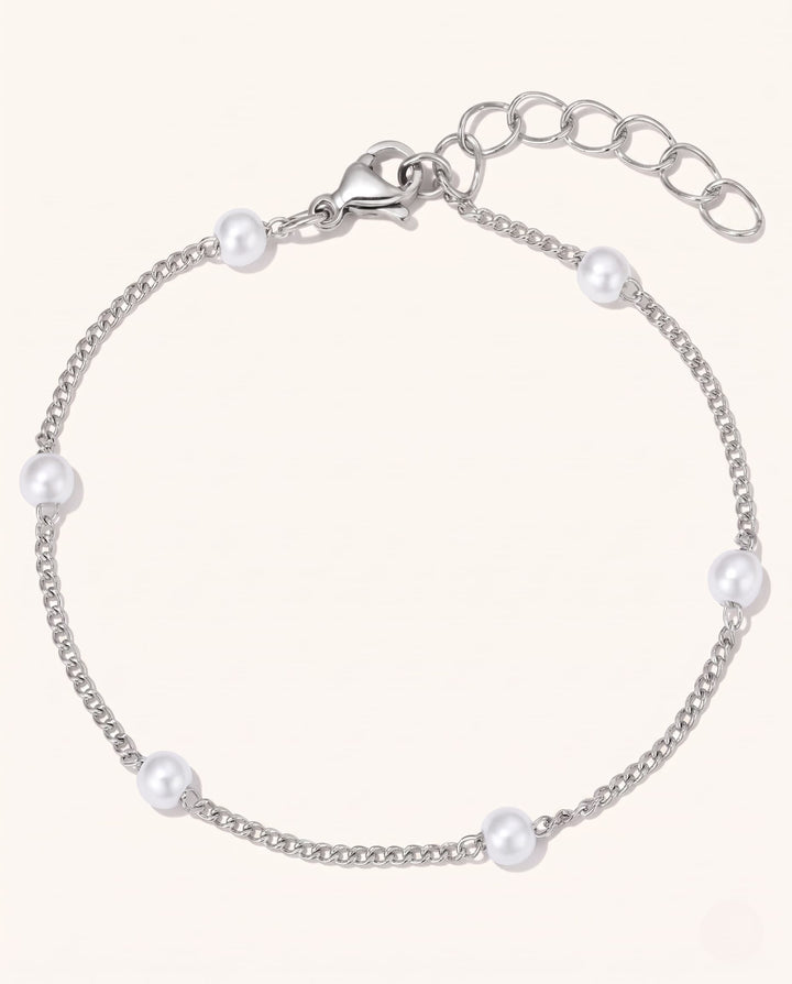 Satellite Pearl Chain Bracelet